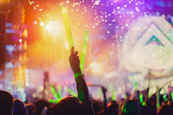Der Berliner Musikblogger Markus Presch beim Nature One Festival